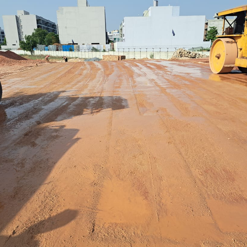 WBM Road Work Water Bound